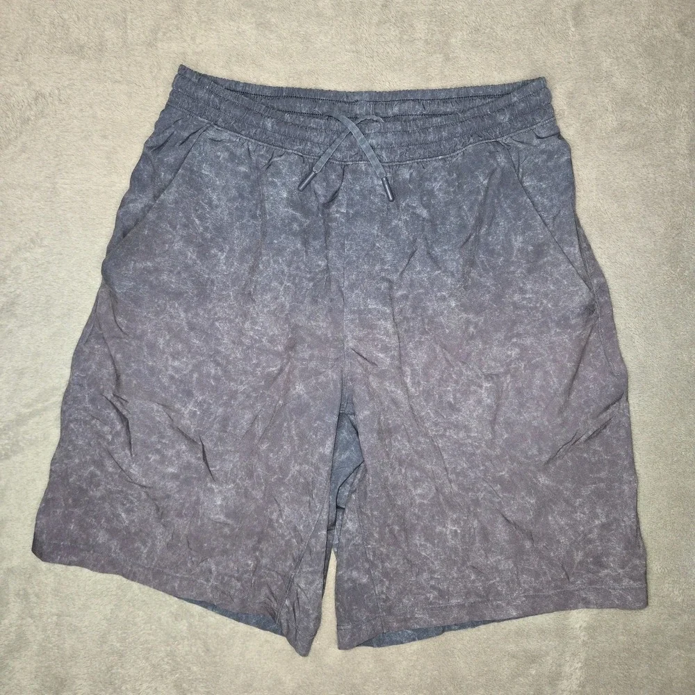 Lululemon Pace Breaker 7 Inch Shorts Mens Medium Purple Acid Wash Athletic Run